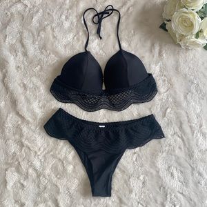 ZAFUL BLACK LACE BIKINI NEW